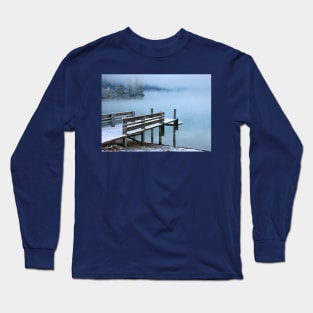 Peaceful, misty lake Long Sleeve T-Shirt